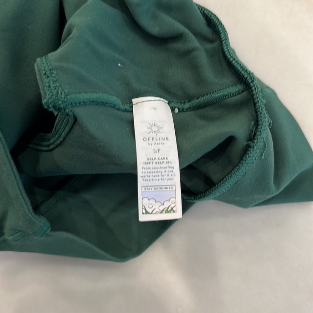 AERIE OFFLINE green sports bra in small - Picture 6 of 6